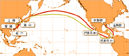 世界主要海运航线概况四