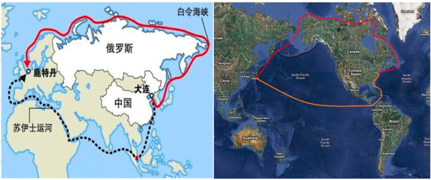 趁運河大堵俄羅斯向全球推廣北極航道附圖